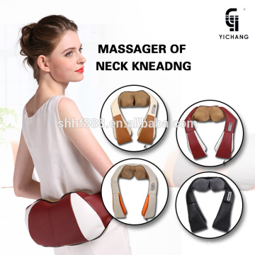 Massager del cuello con pilas el mejor massager sin cuerda del cuello del shiatsu y del massager trasero del massager